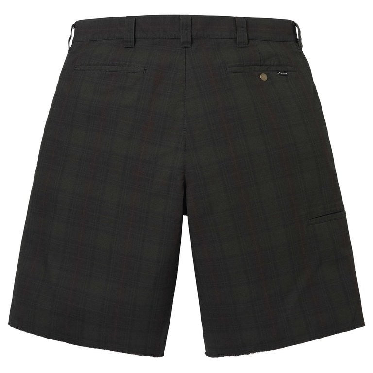 Supreme Work Short (26SS) Black Plaid