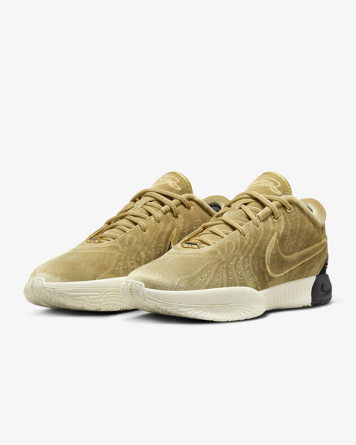 FZ7884-700 Nike LeBron 21 Metallic Gold Coconut Milk Aquamarine Black (Men's)