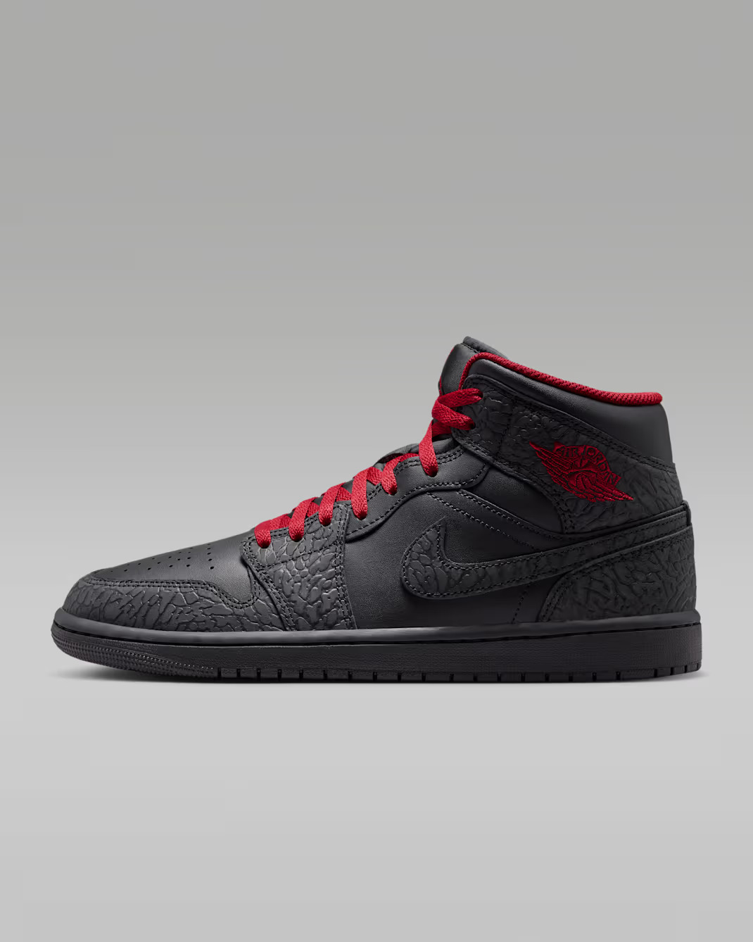 IX3527-010 Nike Air Jordan 1 Mid "Elephant Print" (Men's)