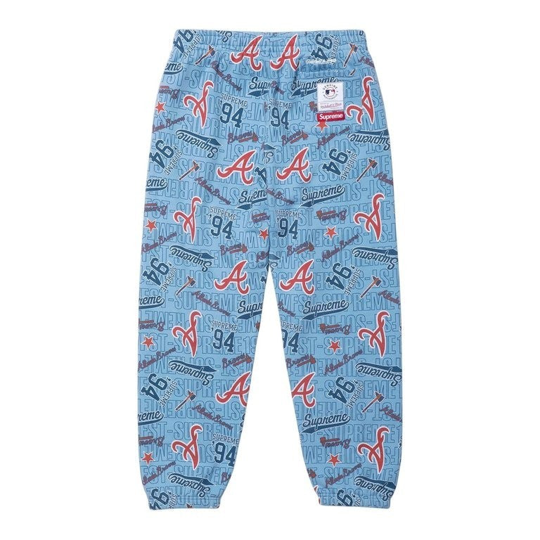Supreme x Mitchell & Ness Teams Sweatpant Light Blue