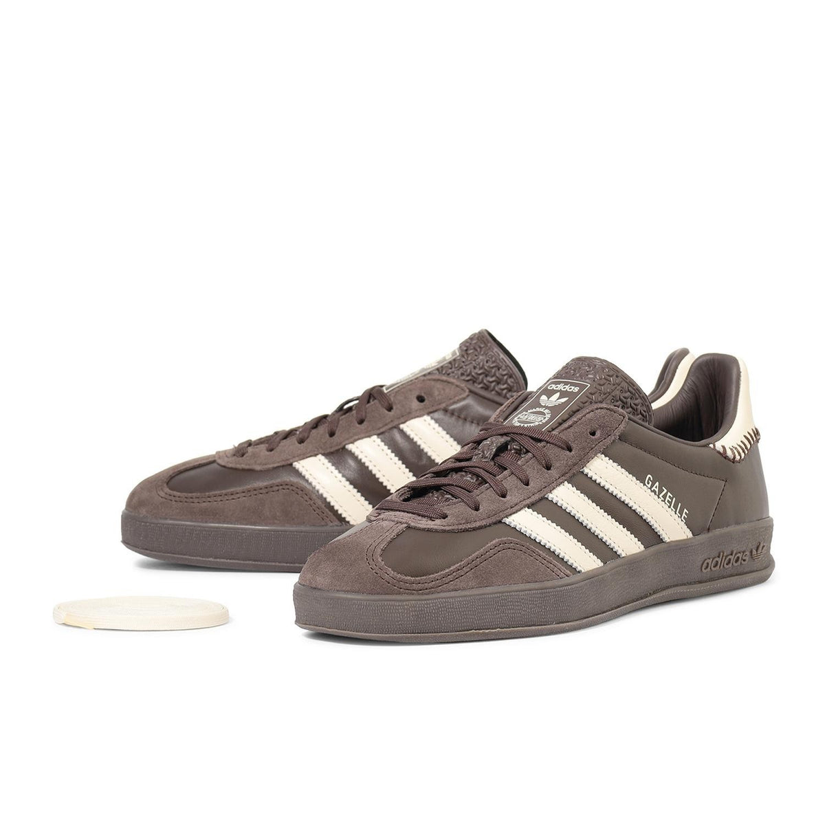 JQ1747 adidas Originals Gazelle Indoor Dark Brown Wonder White Dark Brown (Men's