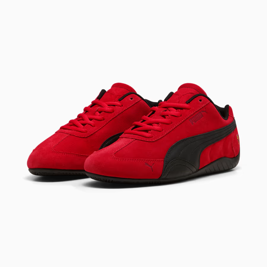 309404-02 Ferrari à Puma Speedcat "Rosso Corsa/PUMA Black" (Men's)