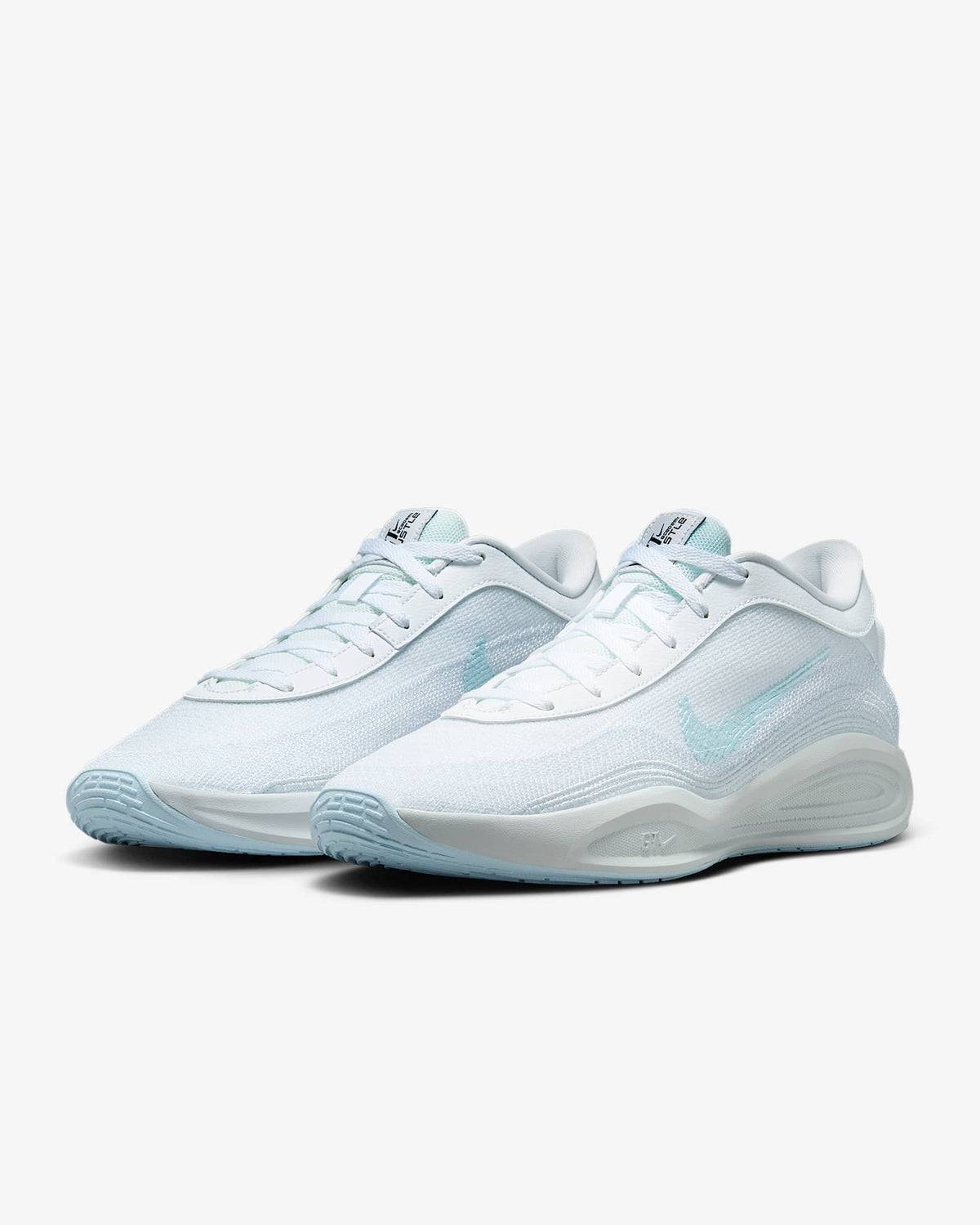 FJ7808-101 Nike GT Hustle Academy White Pure Platinum Glacier Blue (Men's)