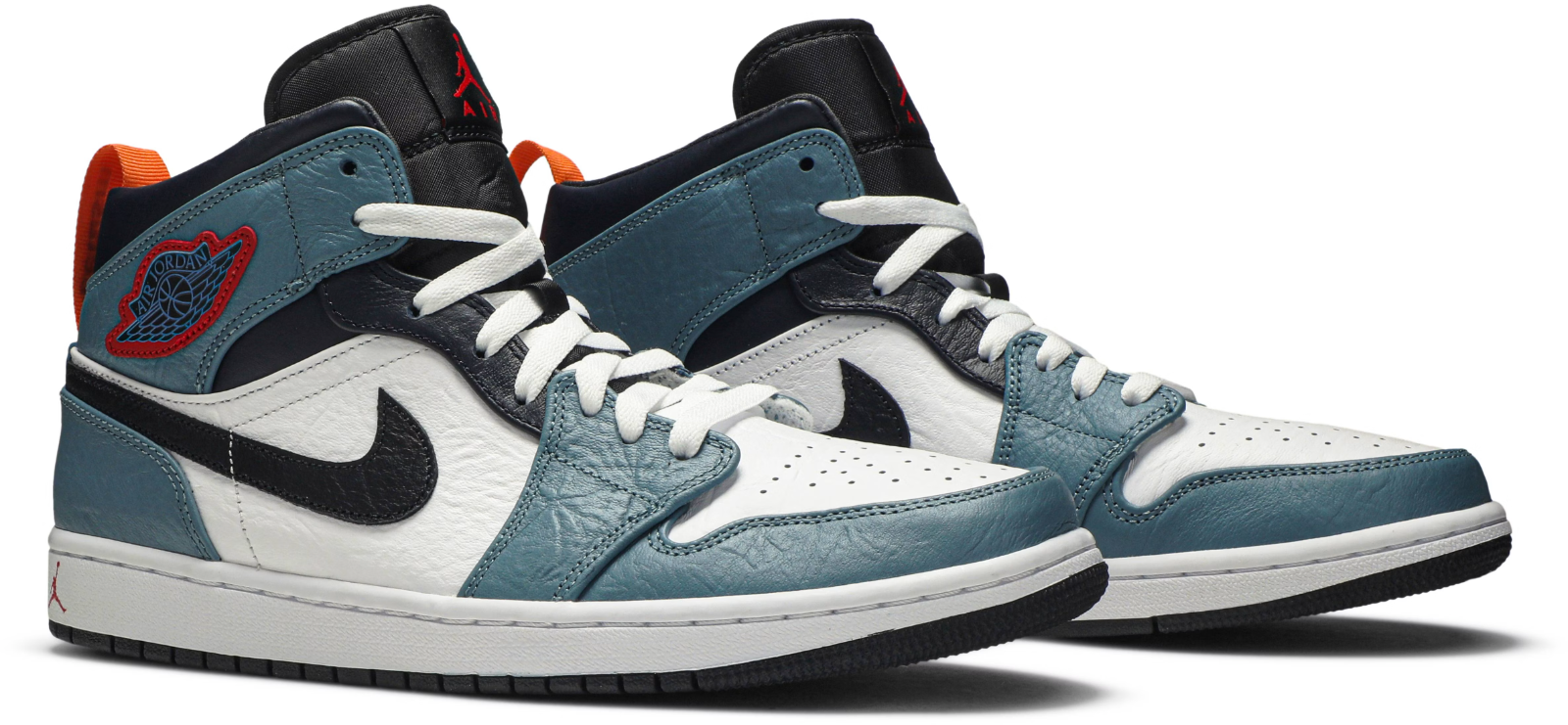 CU2802-100 FACETASM Ã Nike Air Jordan 1 Mid "White/Navy" (Men's)