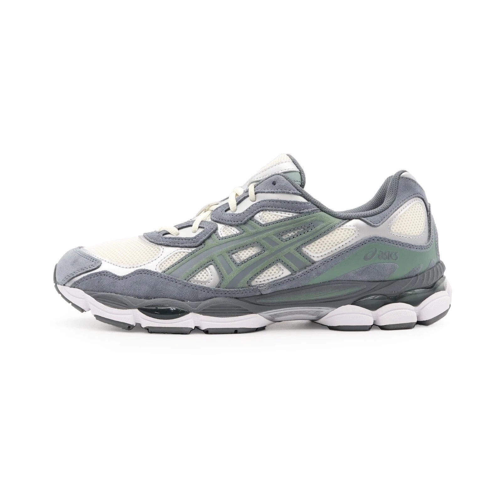 1203A383-101 Asics Gel-NYC Cream Steel Grey Ivory Khaki Green White (Men's)