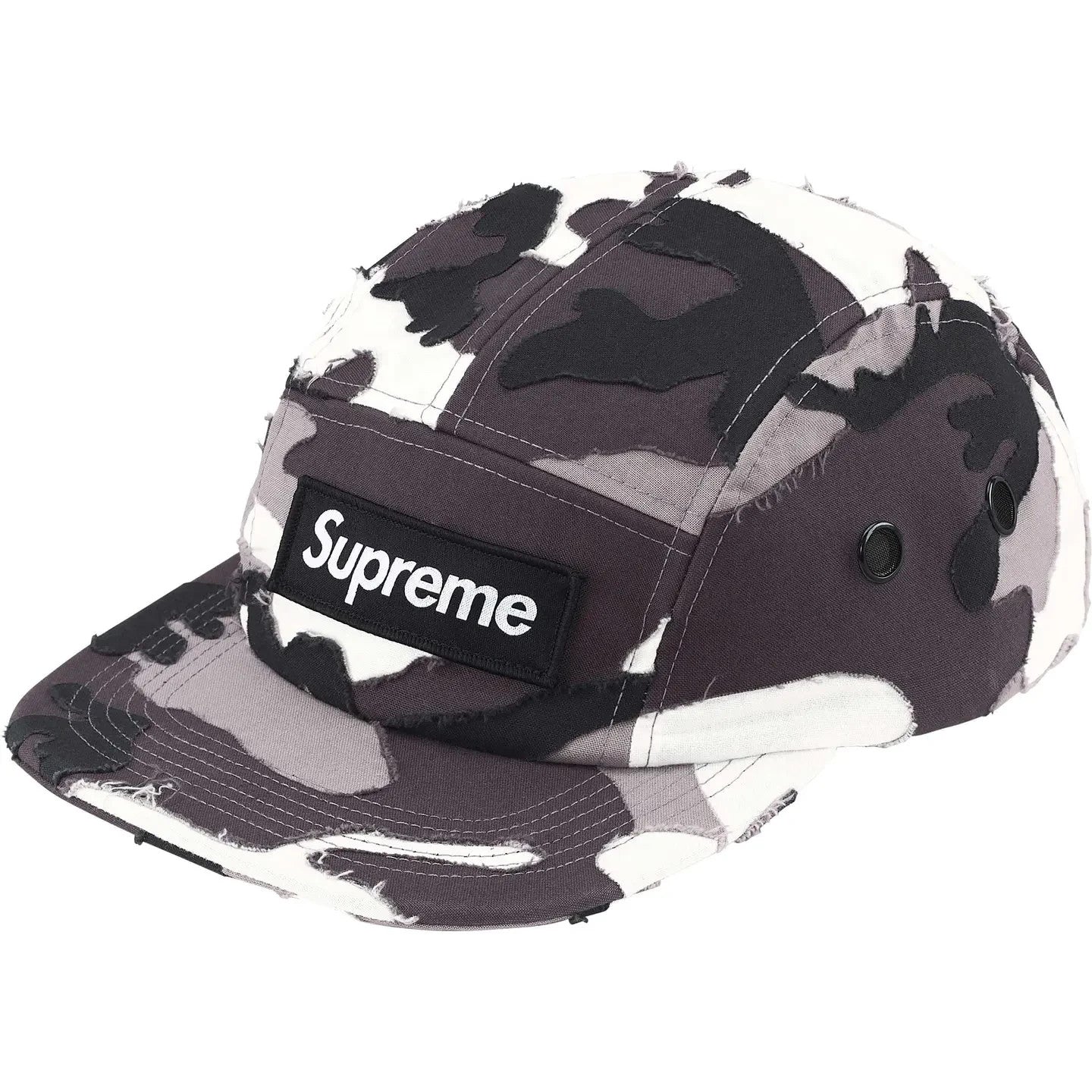 Supreme Layered Camo Camp Cap Snow Camo