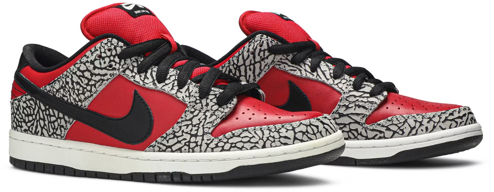 313170-600 Supreme à Nike SB Dunk Low "Red Cement"(2012) (Men's)