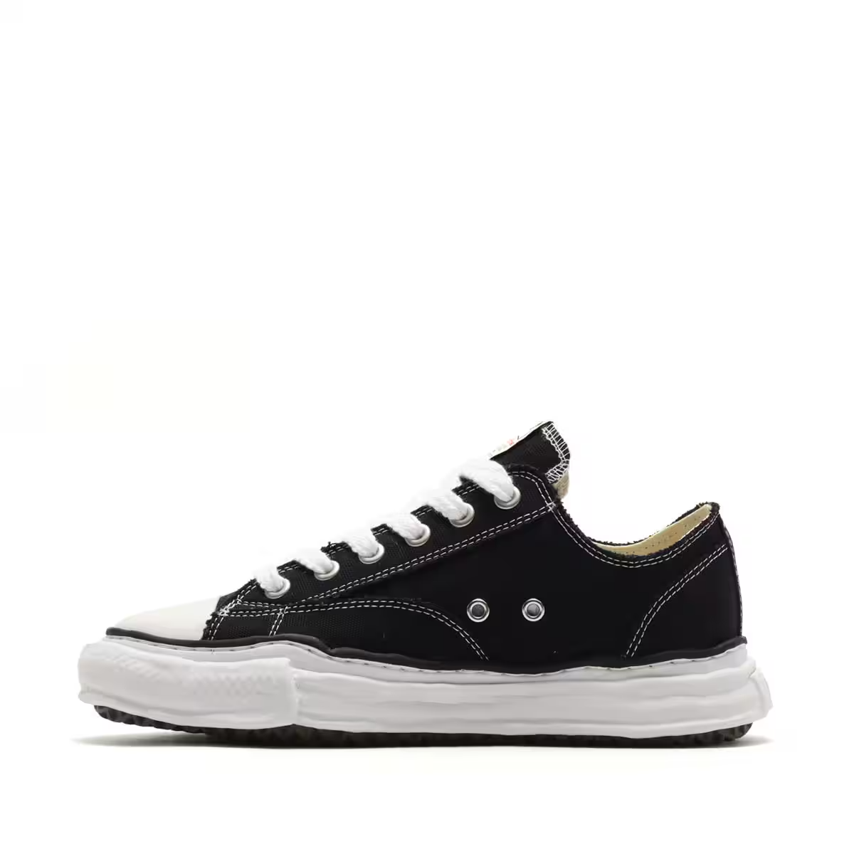 A01FW702-black Maison MIHARA YASUHIRO PETERSON Original Sole Canvas Low (Men's)