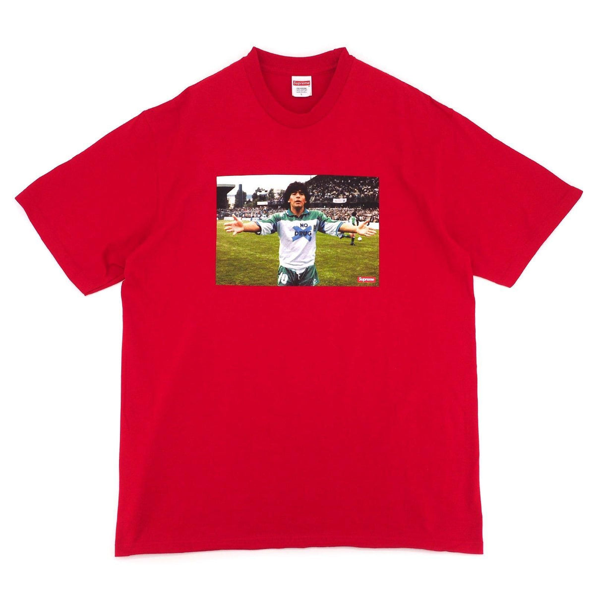 Supreme Maradona Tee Red
