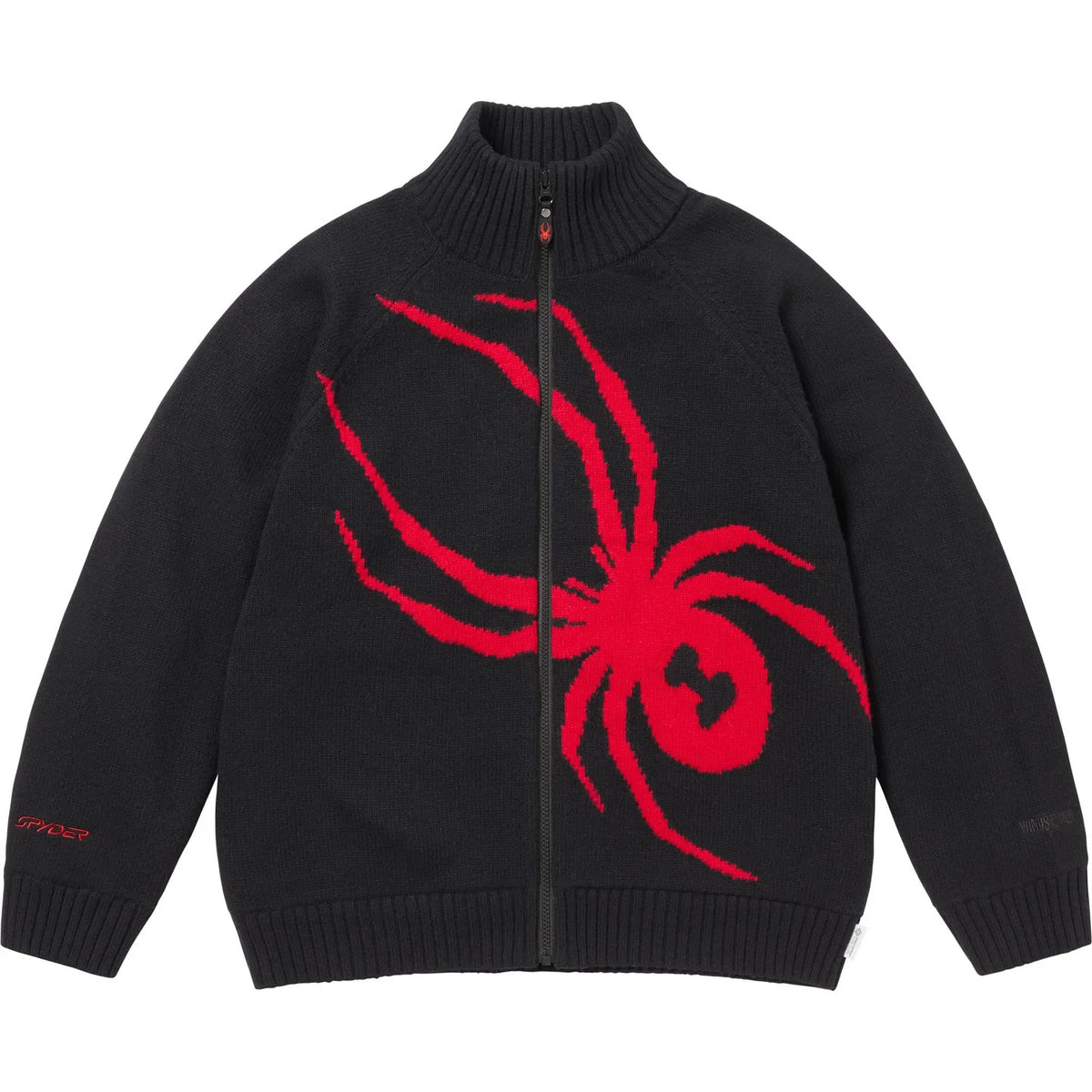 Supreme Spyder WINDSTOPPER Zip Up Sweater Black
