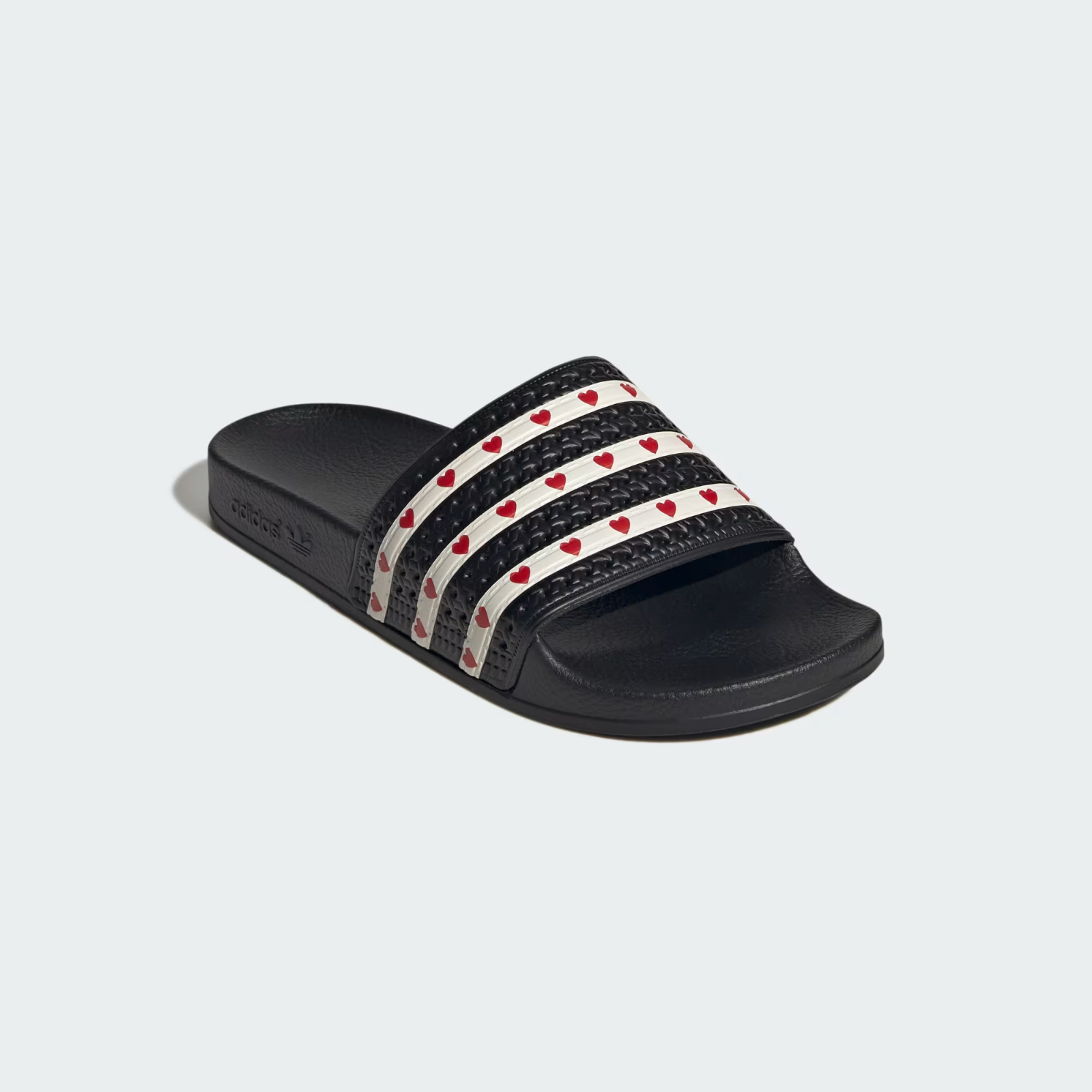 KH9952 adidas Adilette Slides Core Black Wonder White Better Scarlet (Women's)