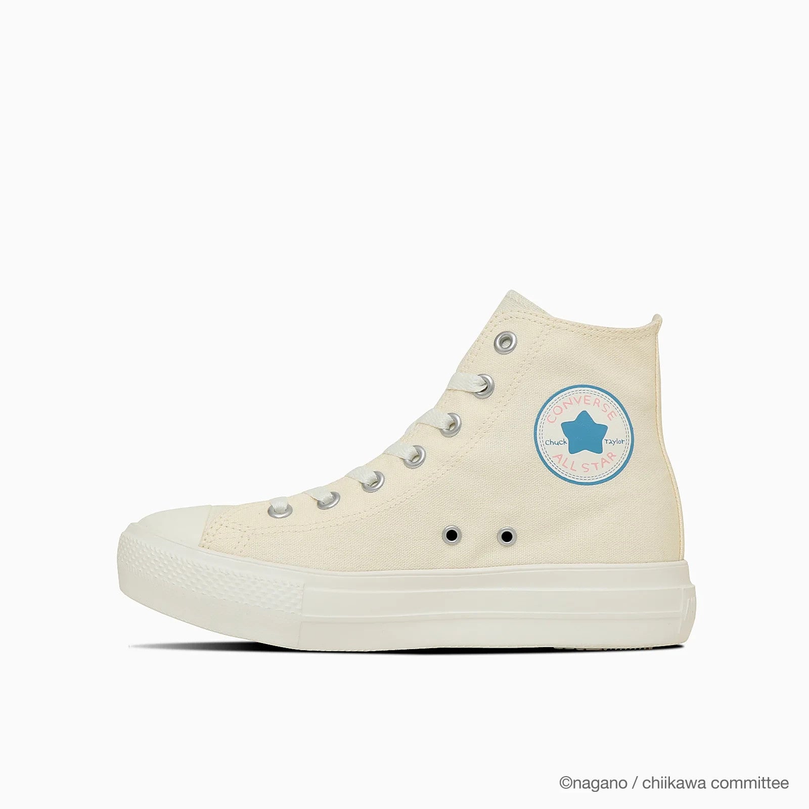 31315240 Chiikawa à Converse All Star Light PLTS PT Hi Cream (Women's)