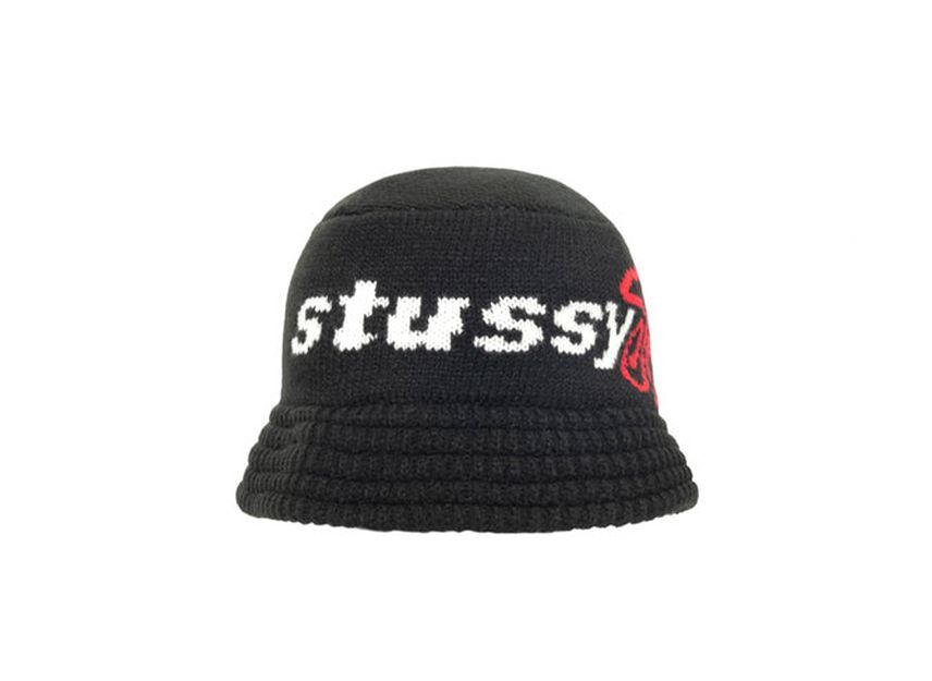 Stussy Knit Bucket Hat Stussy Sport Black