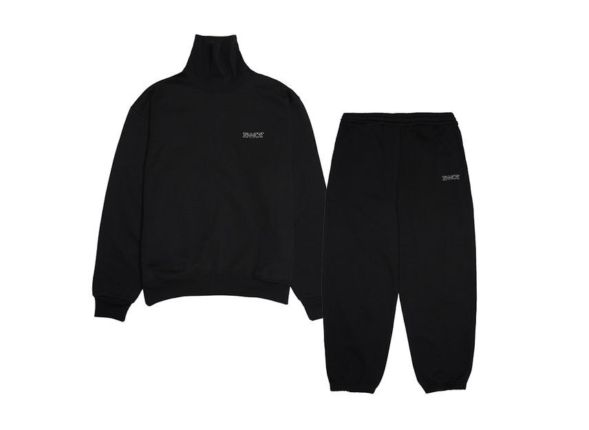 ENNOY Electric Logo Turtleneck Sweat Set Up Black