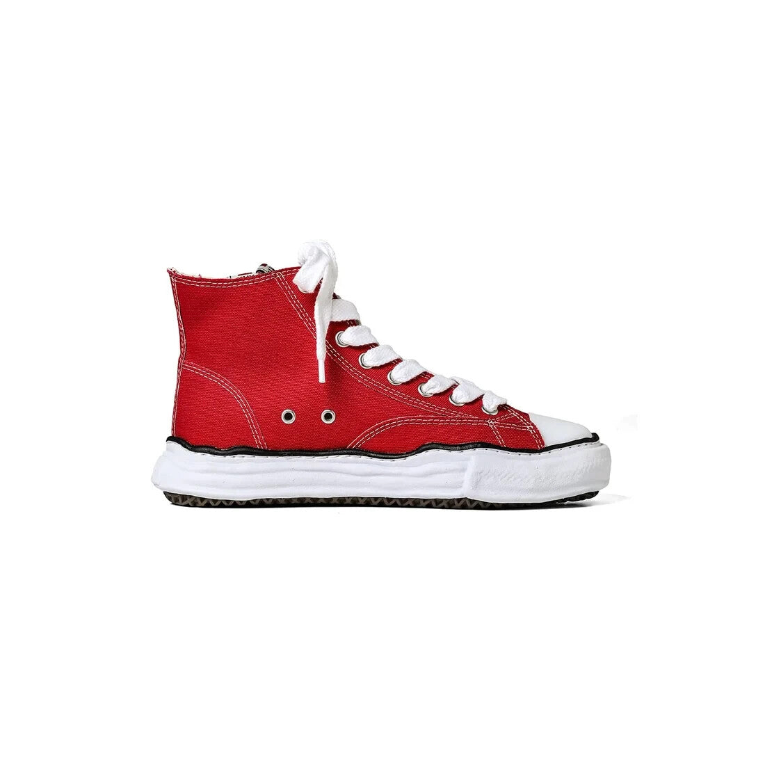 A01FW701-red Maison MIHARA YASUHIRO PETERSON Original Sole Canvas High-Top (Men'