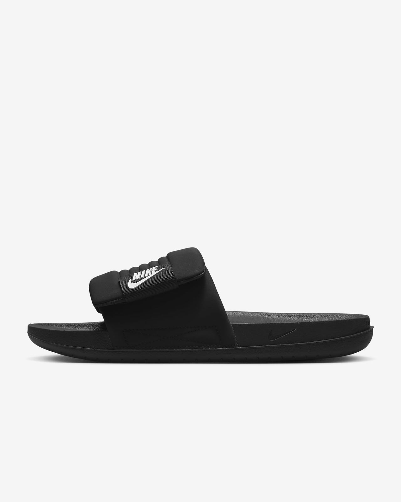 DQ9624-001 Nike Offcourt Adjust Slide Black Black White (Men's)