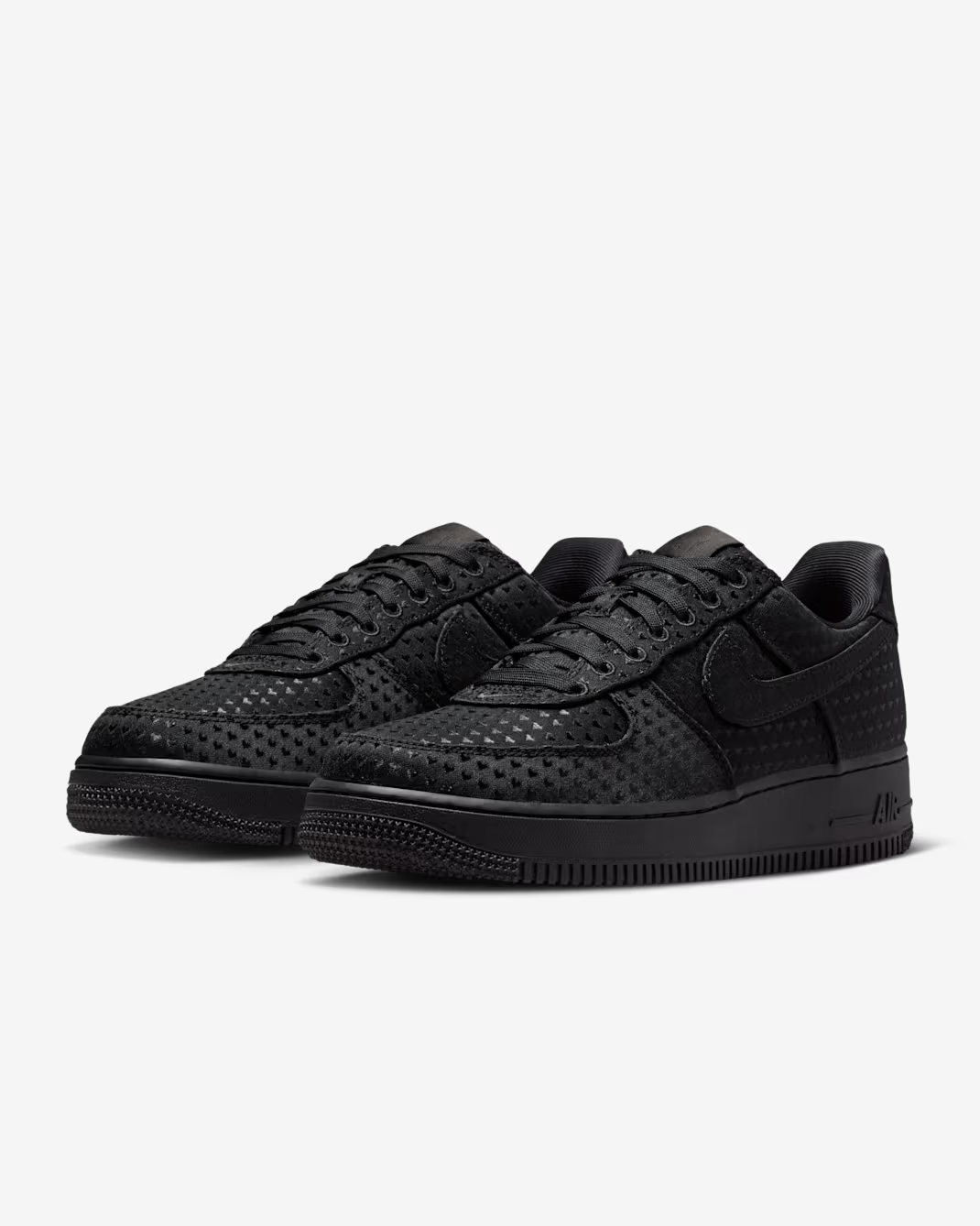 IQ9965-001 Nike Air Force 1 Low Valentineâs Day Triple Black (2026) (Women's)
