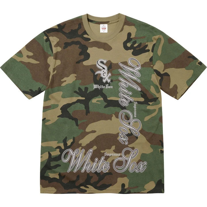 Supreme MLB Teams Tee NY Woodland Camo