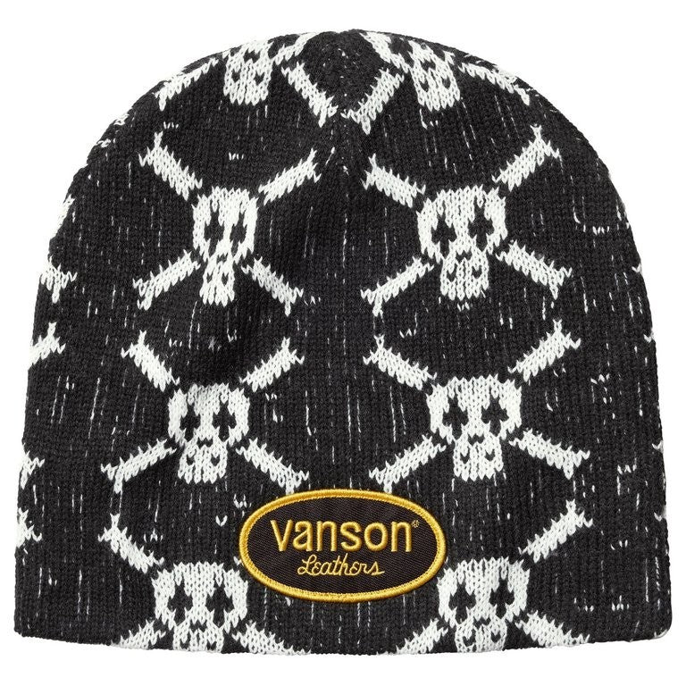 Supreme x Vanson Leathers Skull Beanie Black