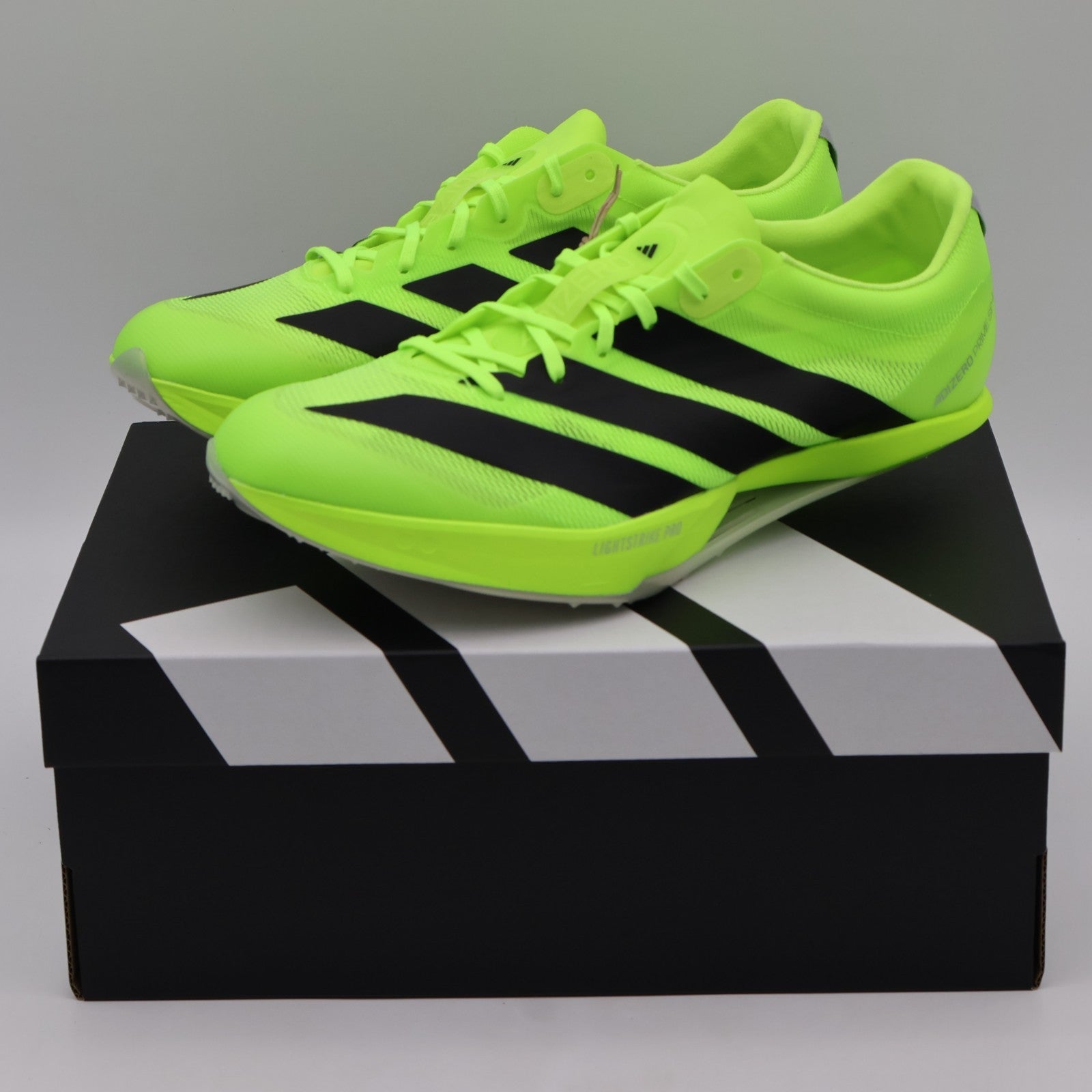 JI1212 adidas Adizero Prime SP 4 Lucid Lemon Core Black Silver Metallic (Men's)
