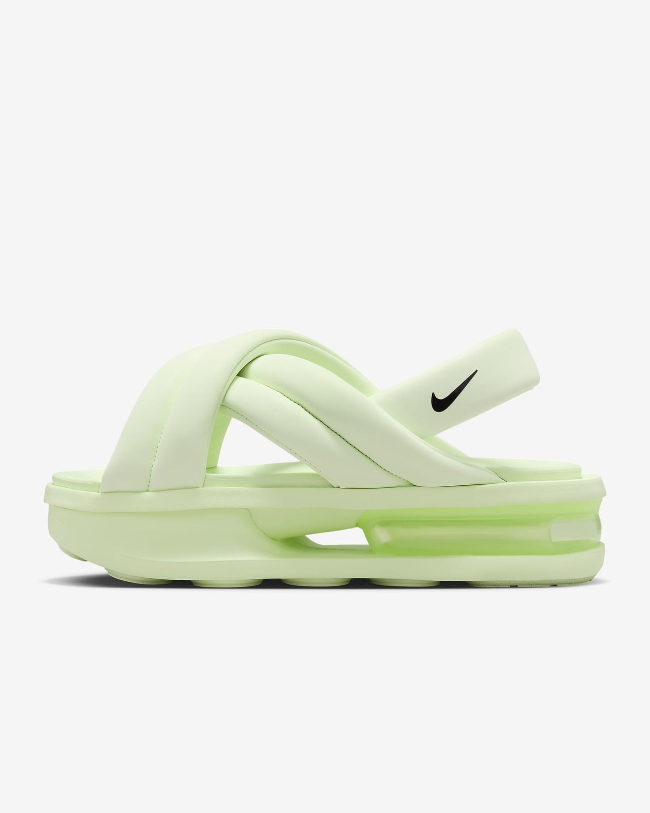 FJ5929-700 Nike Air Max Isla Slide Barely Bolt Bolt Black (Women's)