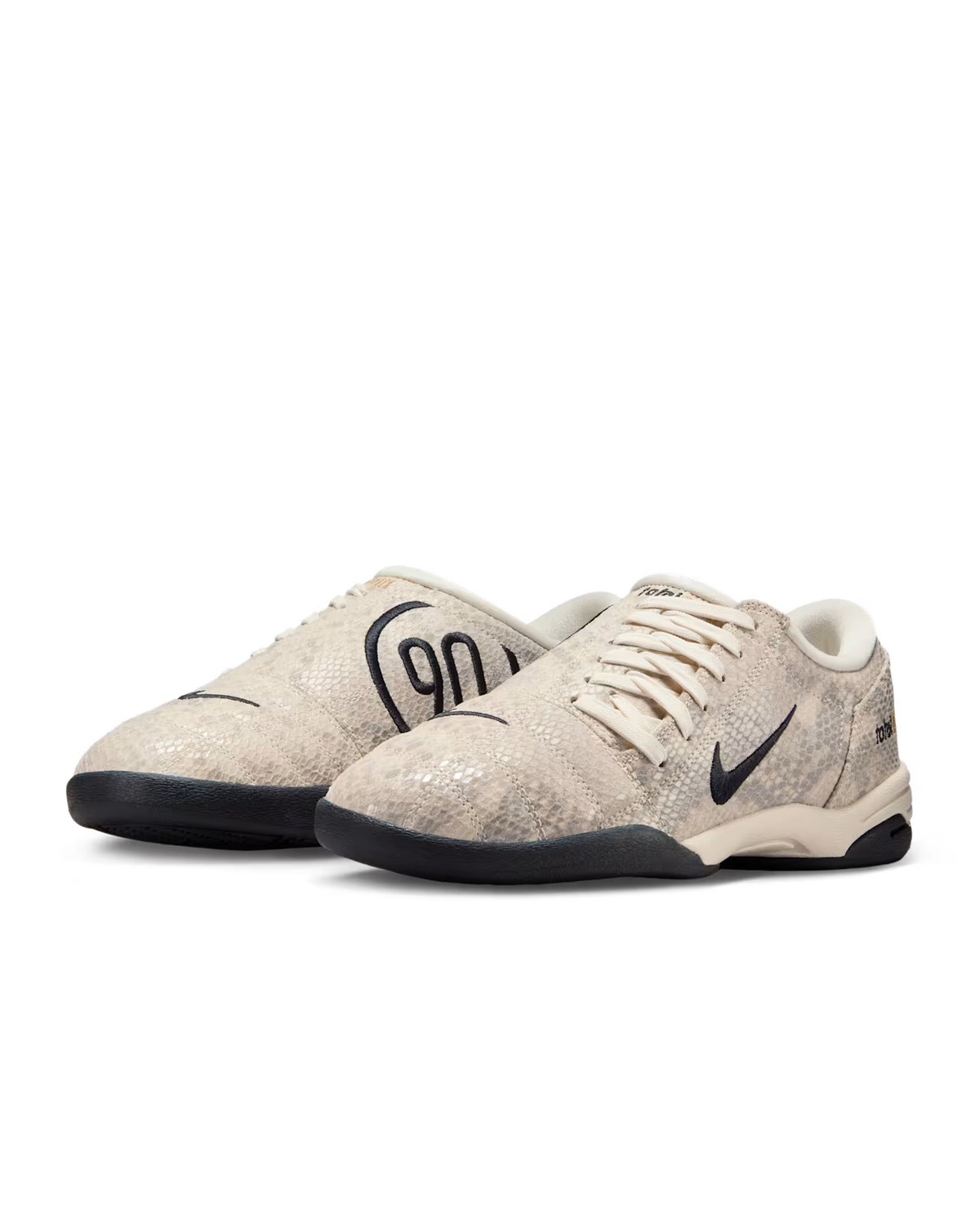 IB4204-100 Nike Total 90 3 Snakeskin Pale Ivory and Black (Women's)