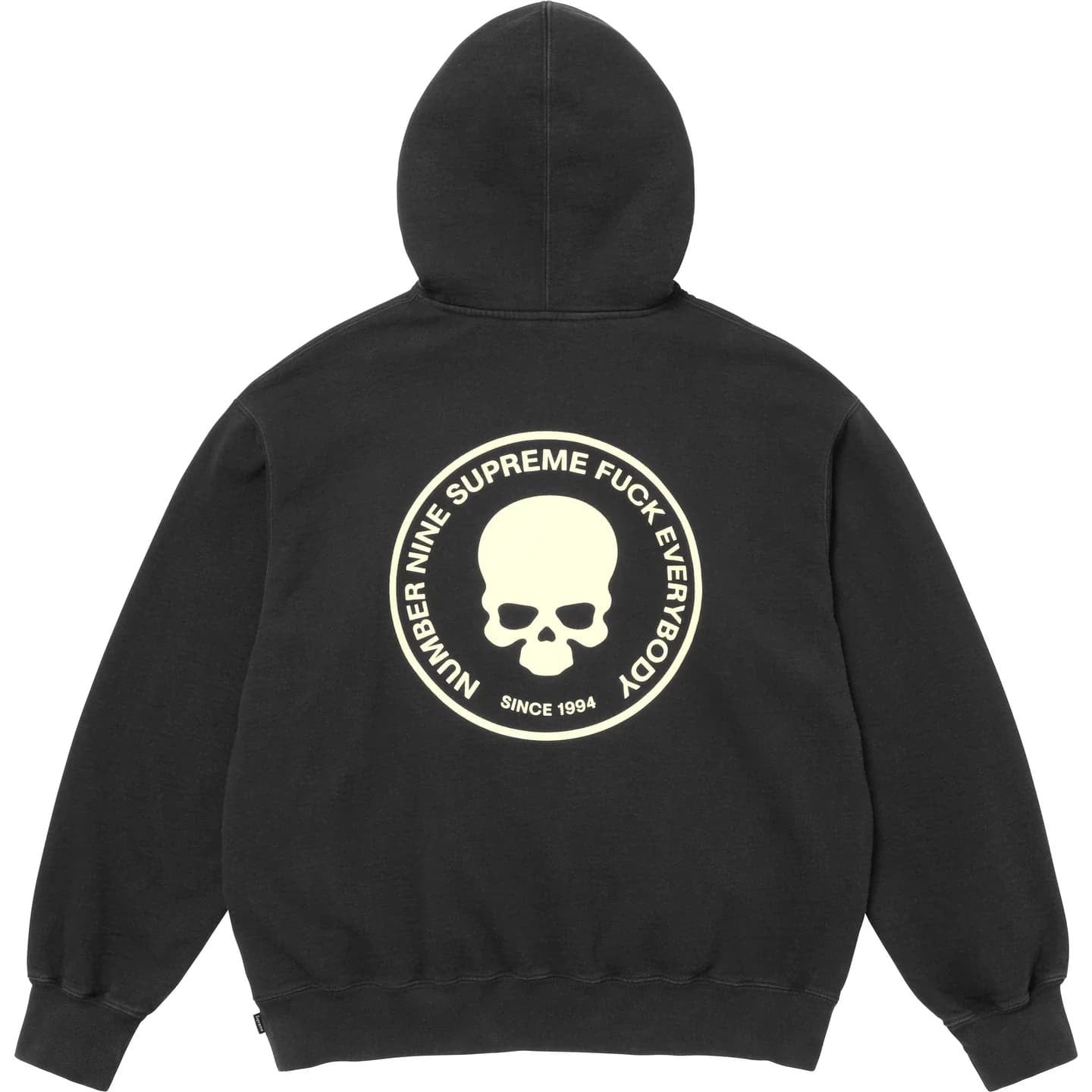 Supreme Number (N)ine Hooded Sweatshirt Black