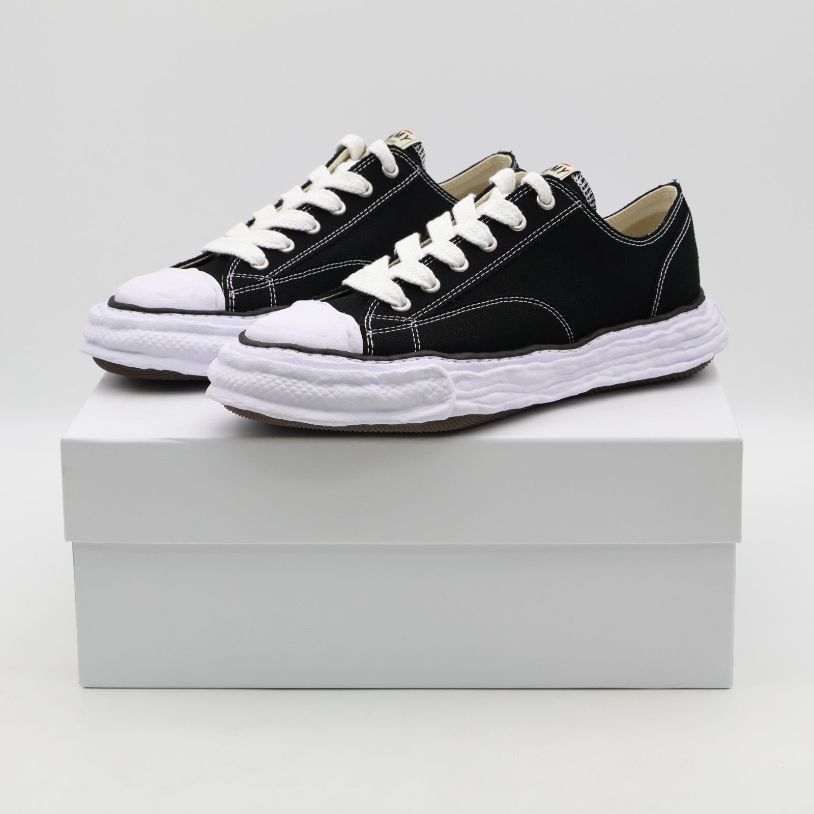 A11FW702-BLACK Maison MIHARA YASUHIRO PETERSON 23 Original Sole Canvas (Men's)