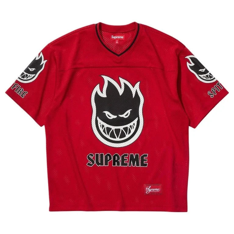 Supreme x Spitfire Football Jersey Red