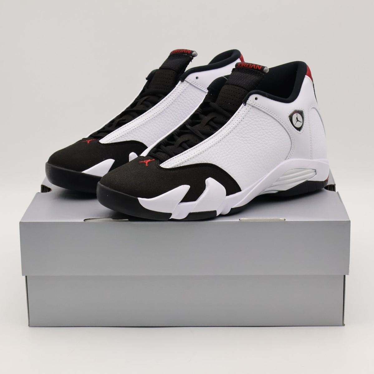 487471-160 Nike Air Jordan 14 Retro Black Toe (Men's)