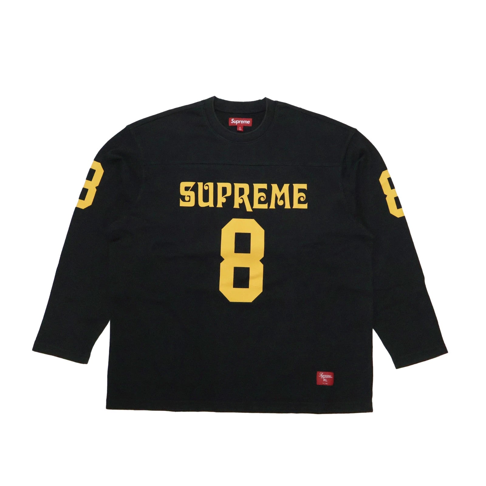 Supreme Affiliated L/S Football Top Black