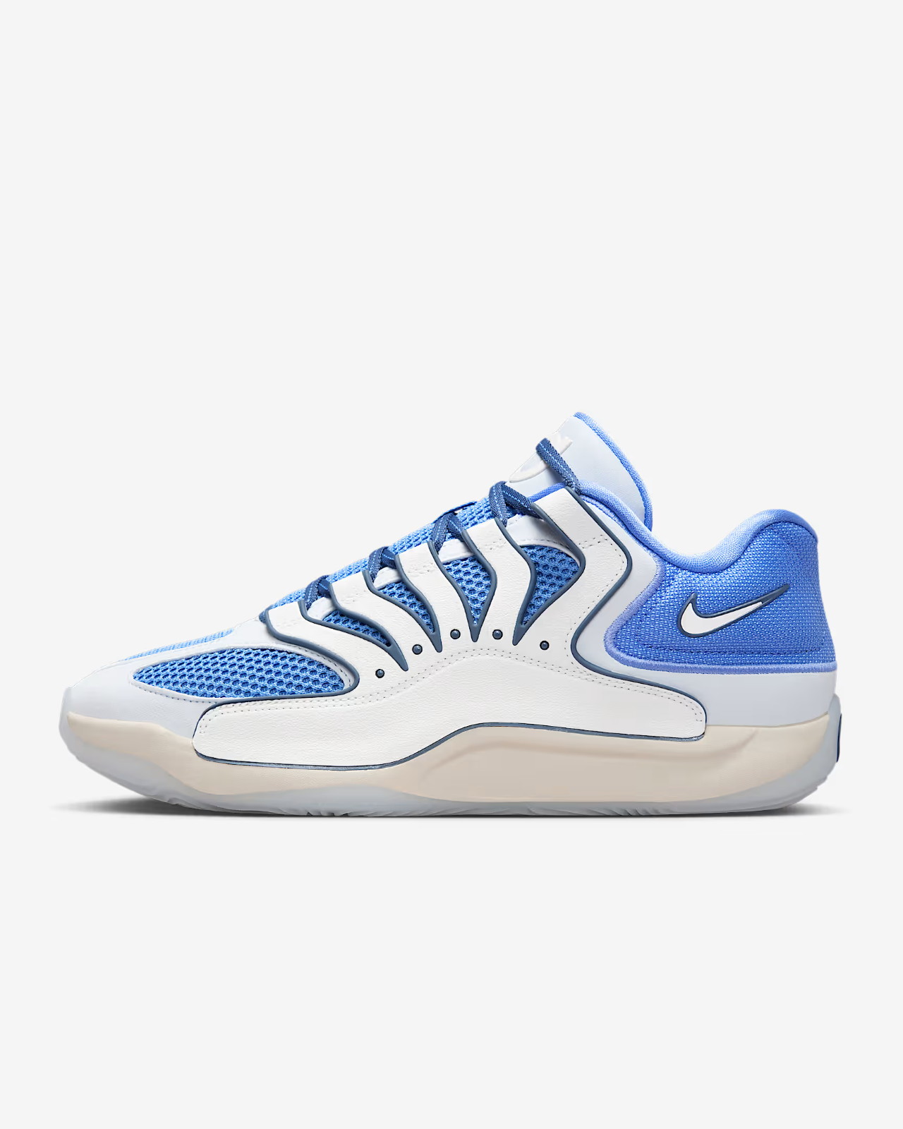 HV1991-401 Nike KD18 Royal Pulse Football Grey Coconut Milk Sail (Men's)