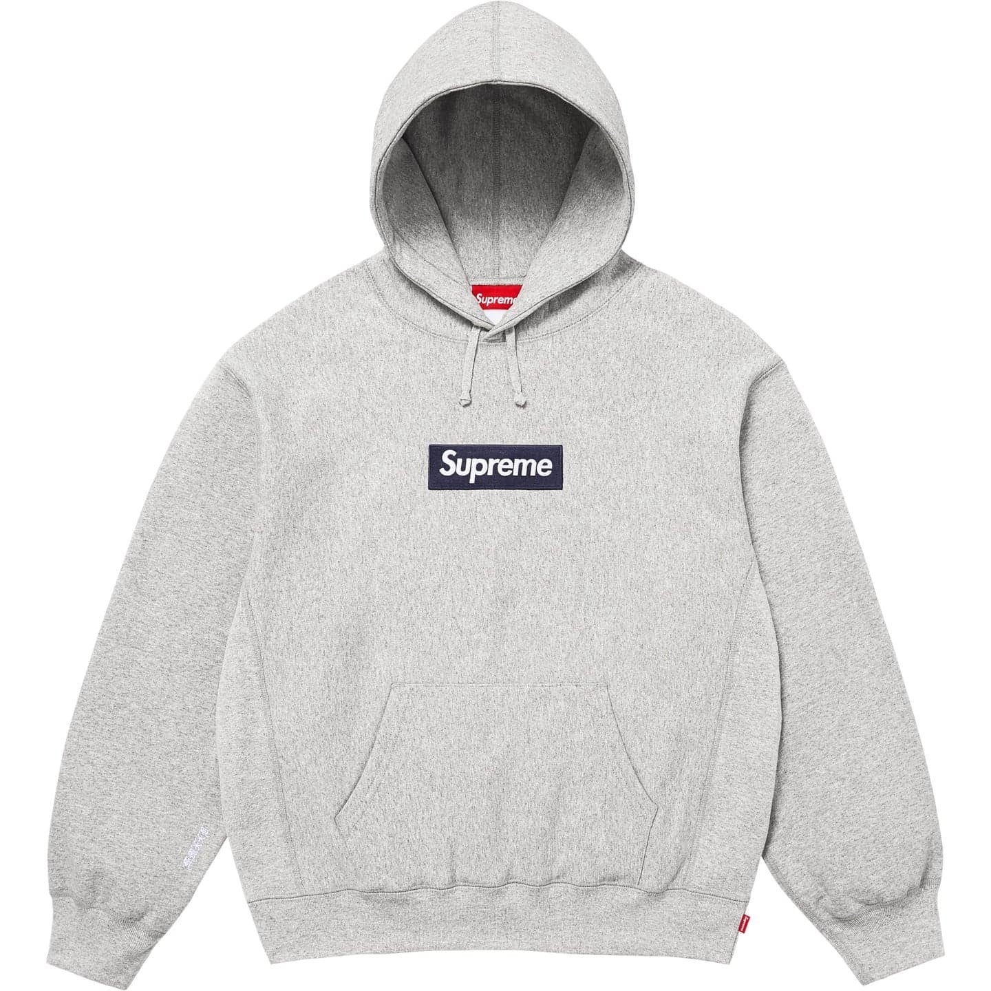 Supreme Box Logo Hooded Sweatshirt (25FW) Heather Grey