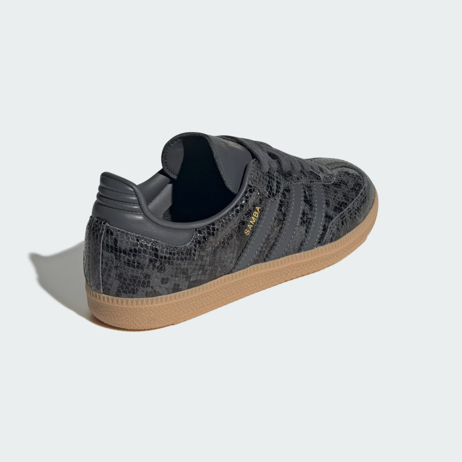 JQ3532 adidas Originals Samba OG Snakeskin Core Black Grey Six Gum (Men's)