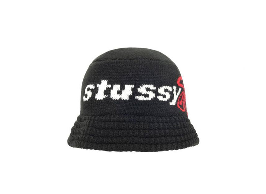 Stussy Knit Bucket Hat Stussy Sport Black