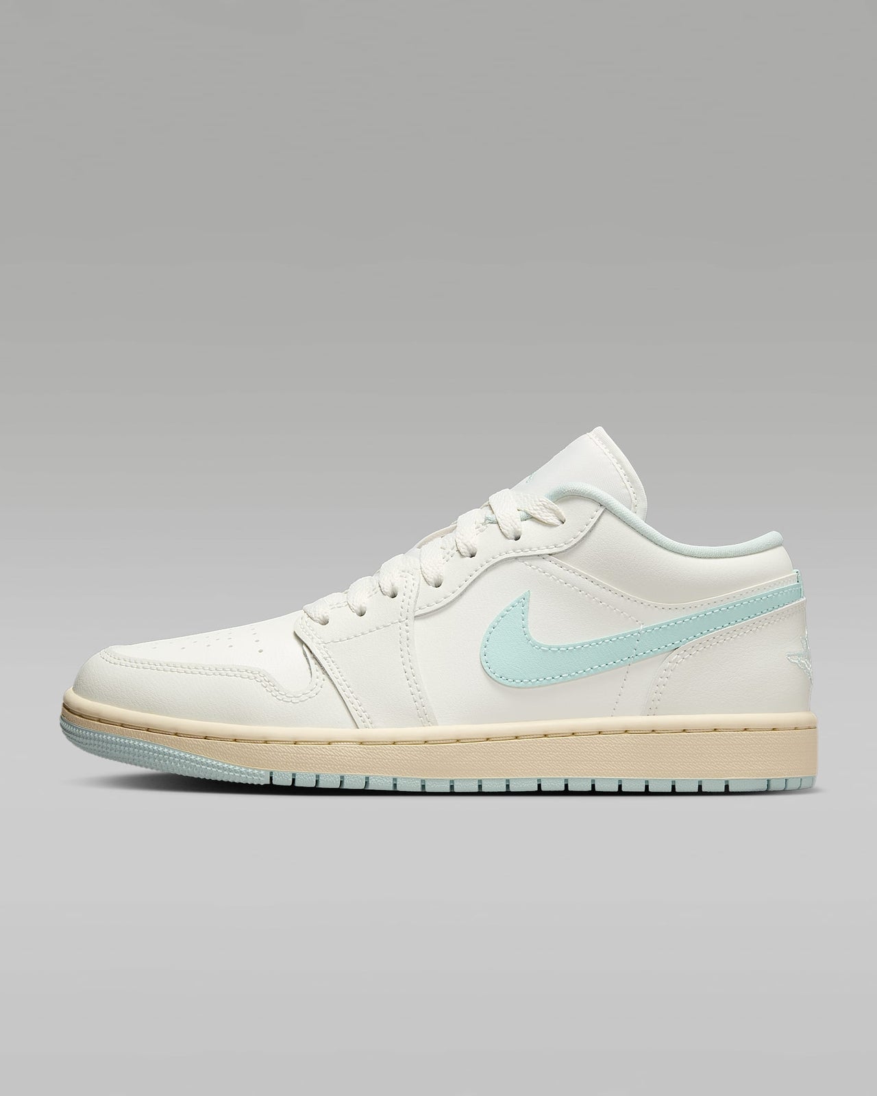 DC0774-134 Nike Air Jordan 1 Low Sail Igloo (Women's)