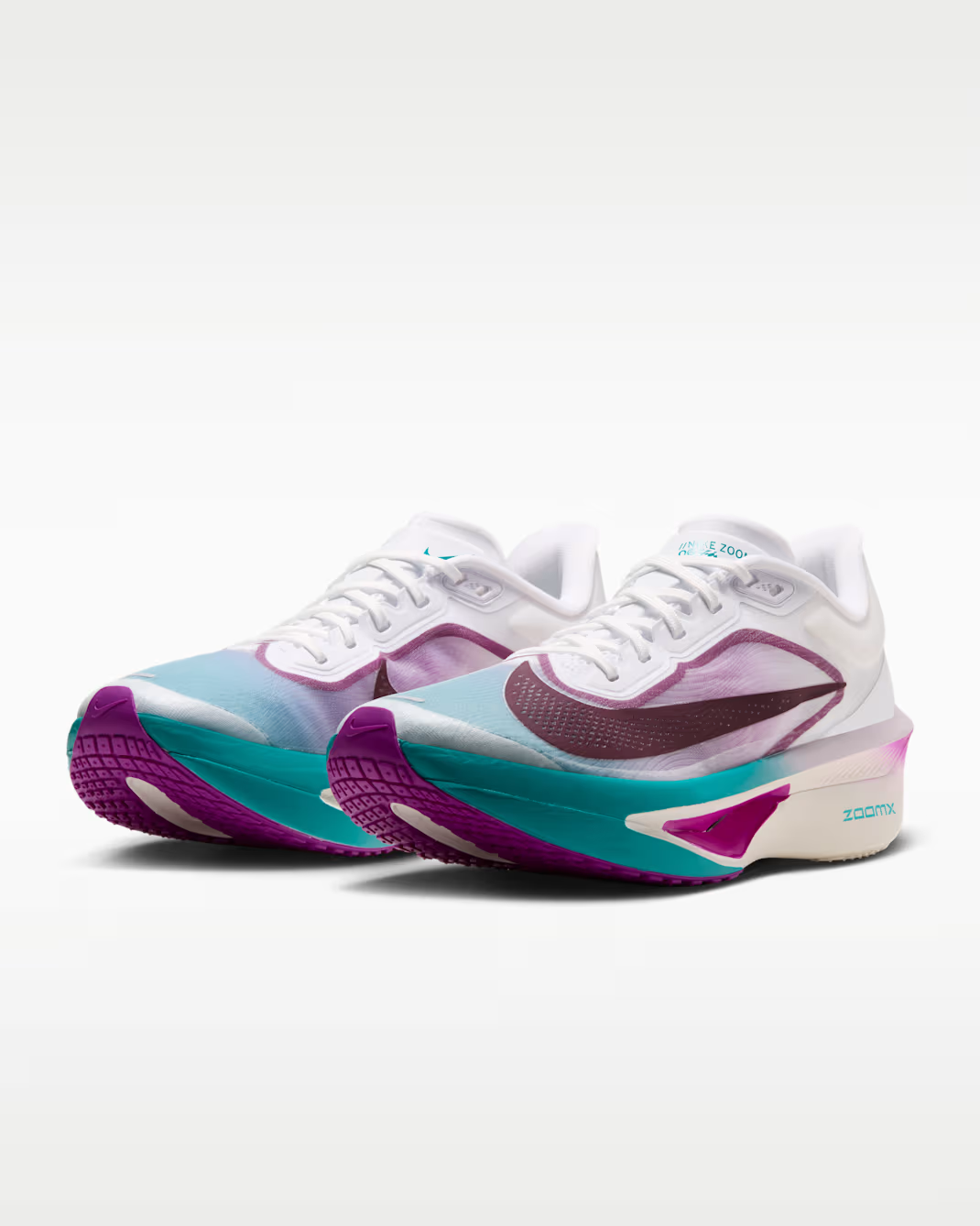 FN8455-108 Nike Women's Zoom Fly 6 "White/Vivid Purple" (Women's)