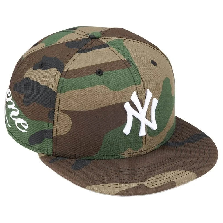 Supreme x New York Yankees New Era Woodland Camo
