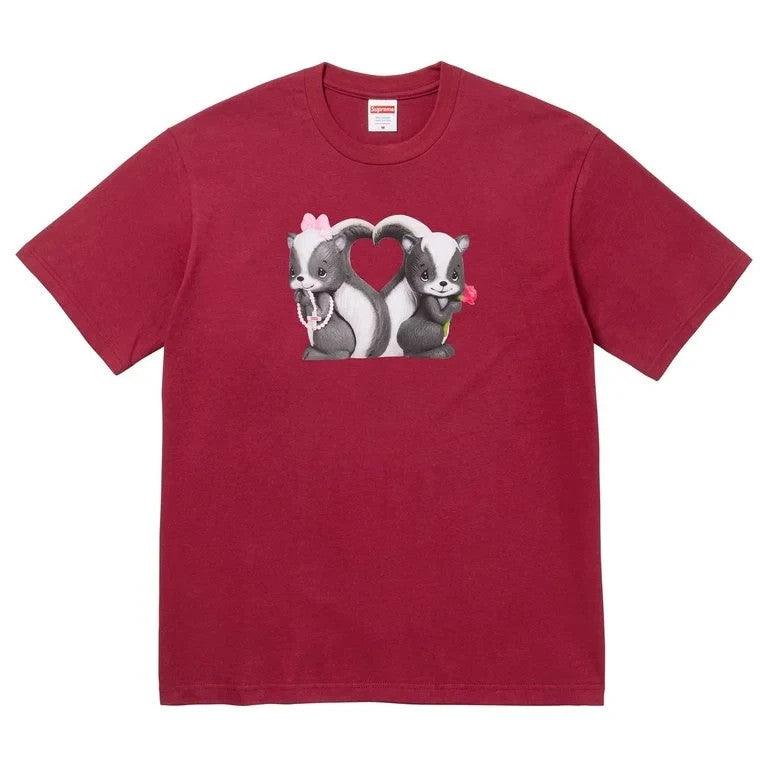 Supreme Skunk Tee Cardinal