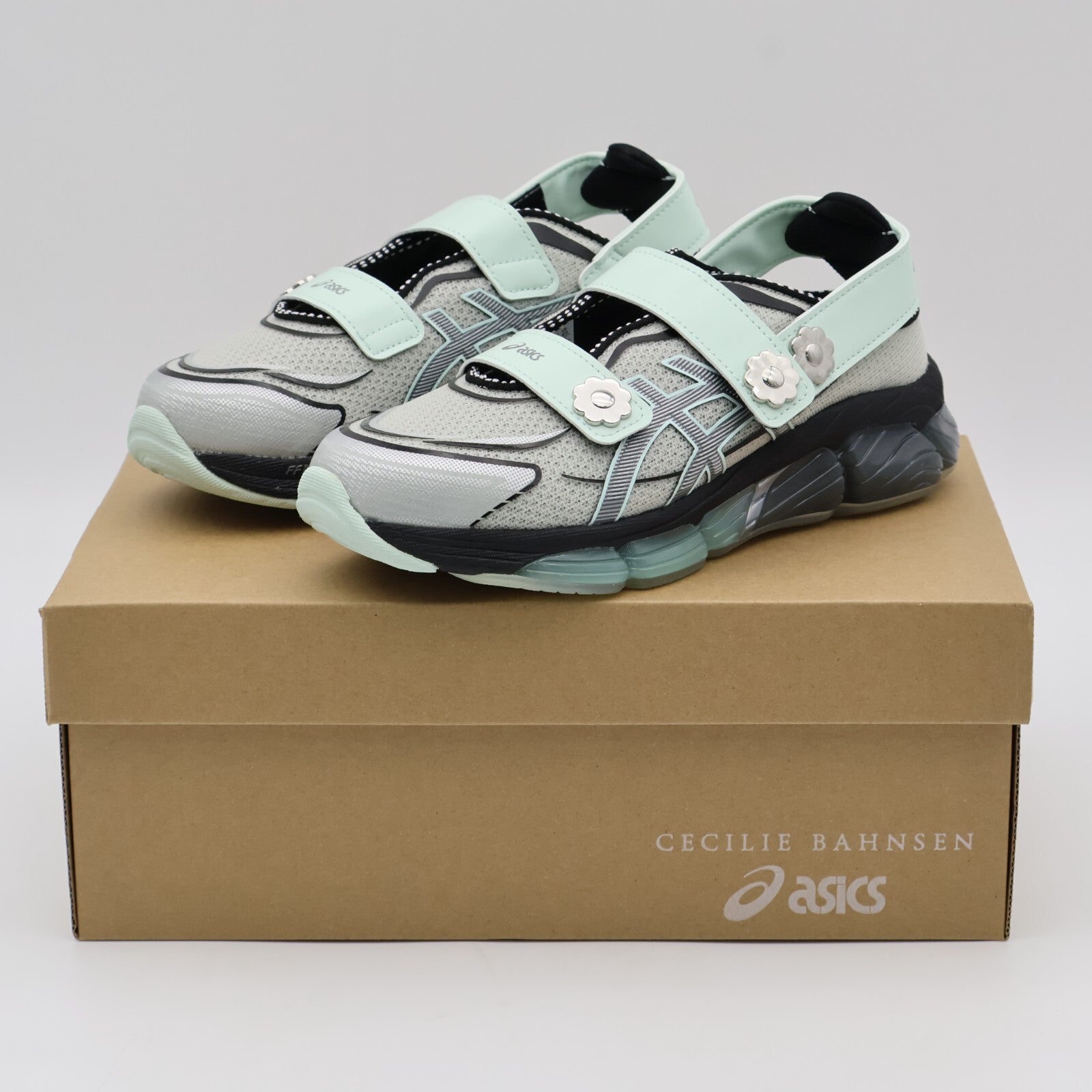 1203A638-020 Cecilie Bahnsen Asics Gel-Quantum 360 8 Silver Clearly Aqua (Men's)