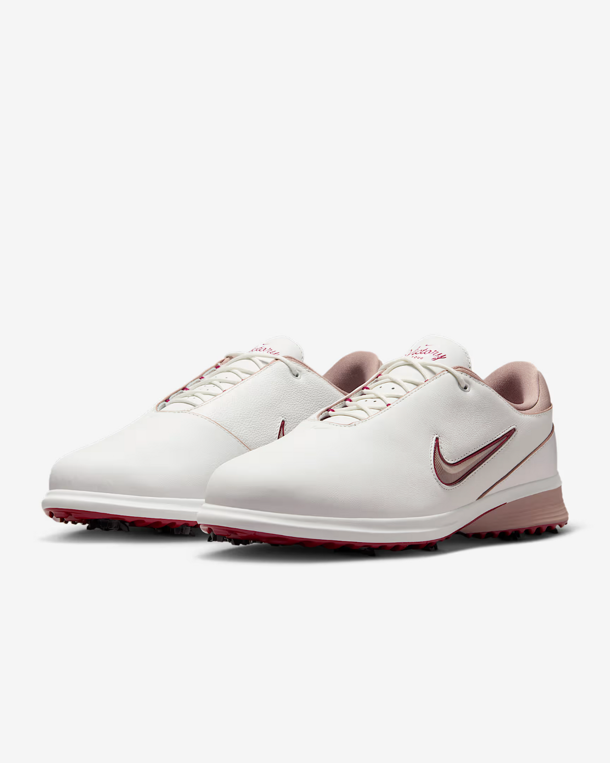 HM6542-102 Nike Victory Tour 4 Golf Shoes (Wide) Summit White Taupe Grey (Men's)