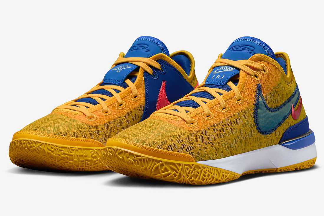 DZ2916-700 Titan à Nike Zoom LeBron NXXT Gen University Gold