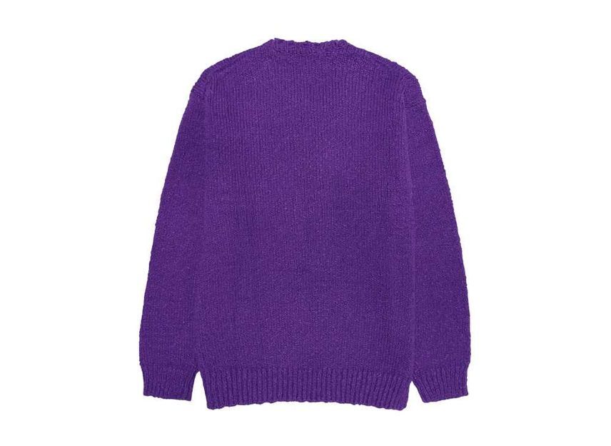 Supreme Boucle Small Box Sweater Purple