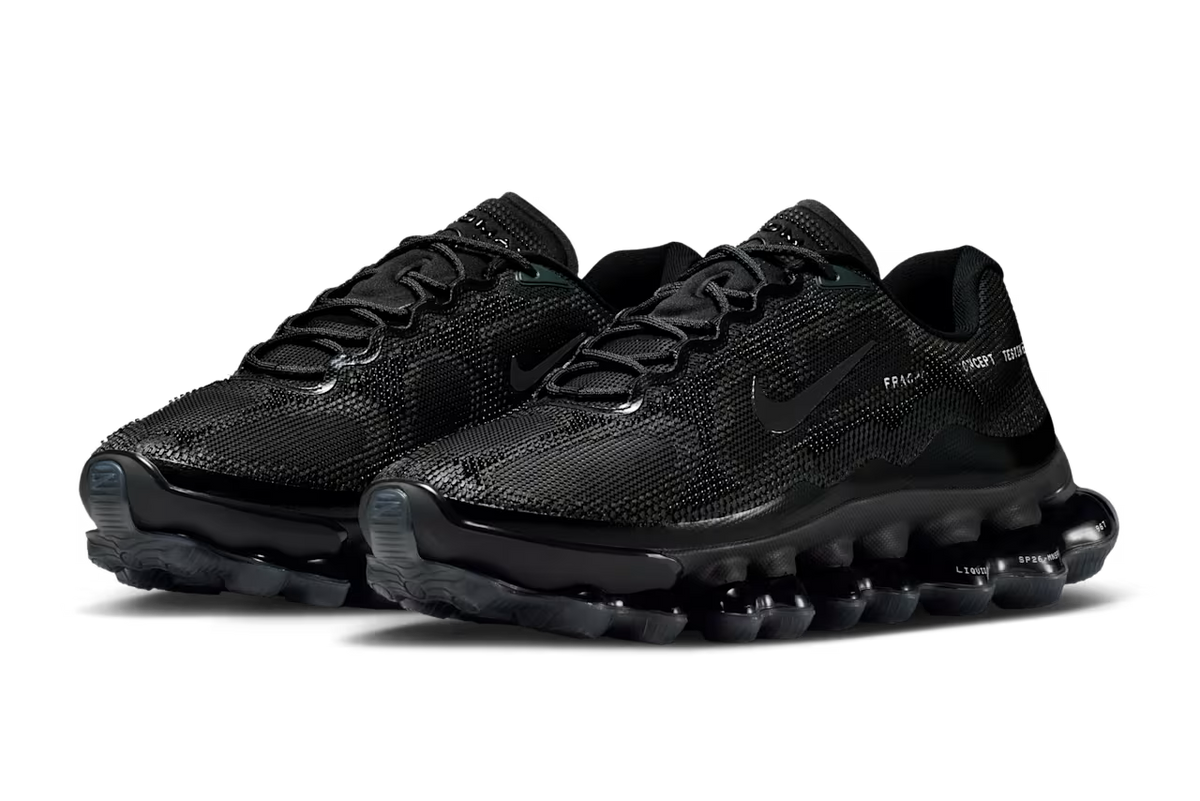 IQ8601-001 fragment design Nike Air Liquid Max Black (Men's)
