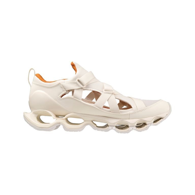 D1GA251902 Mizuno Wave Prophecy Strap Off White Camel (Men's)