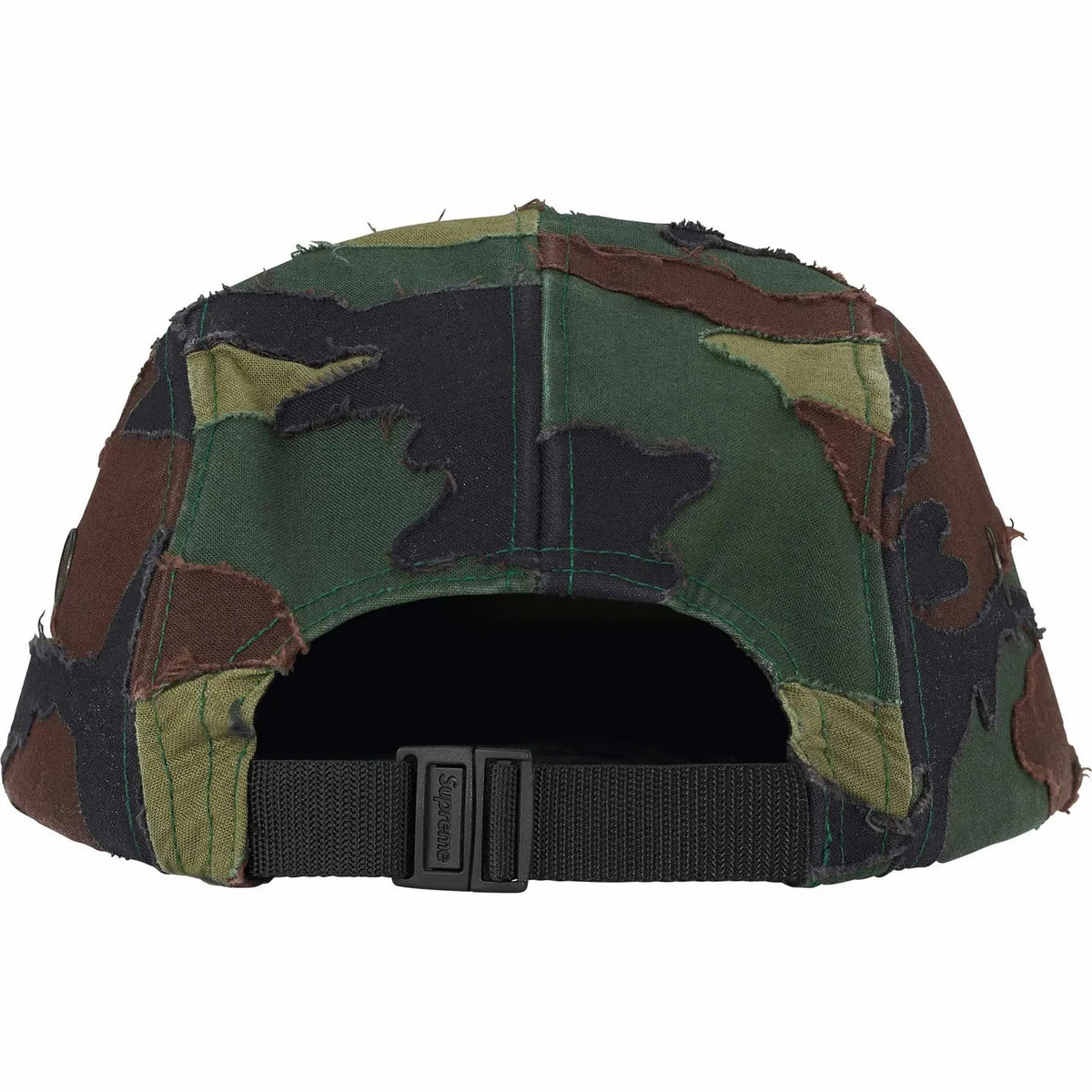 Supreme Layered Camo Camp Cap Woodland Camo
