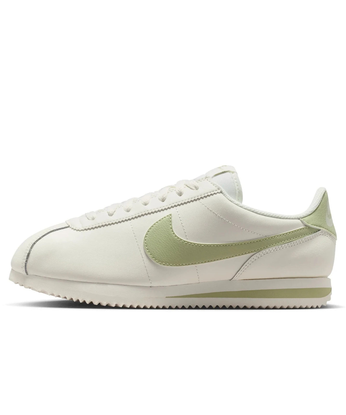 DN1791-117 Nike Cortez Leather Sail Olive Aura (Women's)