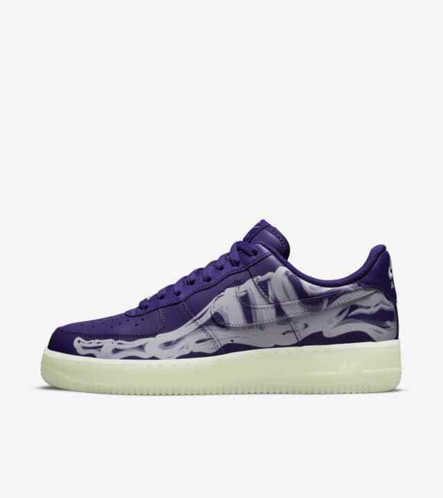 CU8067-500 Nike Air Force 1 Purple Skeleton (Men's)