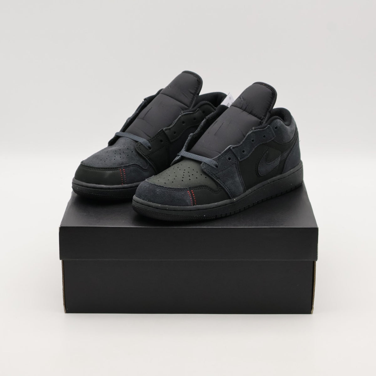 FQ7757-001 Nike GS Air Jordan 1 Low SE Craft Dark Smoke Grey