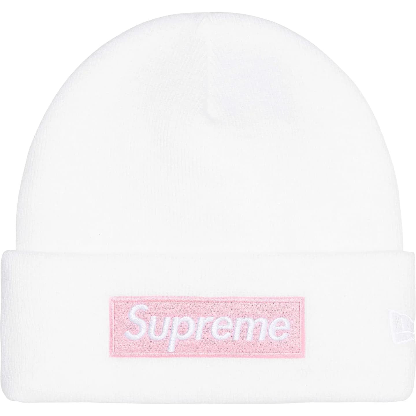 Supreme New Era Box Logo Beanie (25FW) White